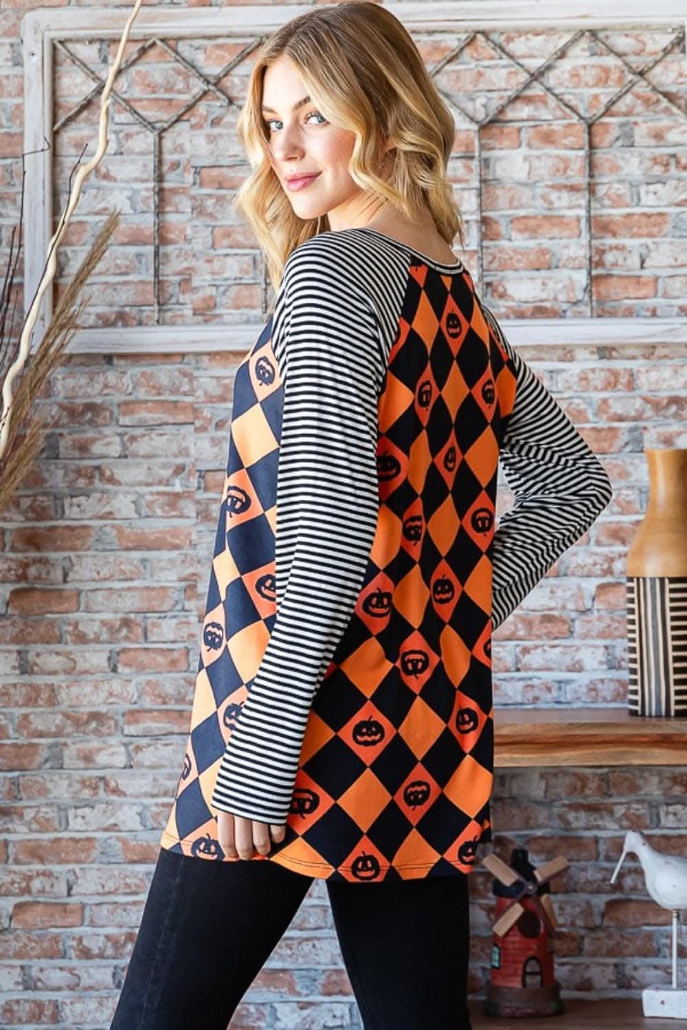 Heimish checkered striped tee - Love Salve